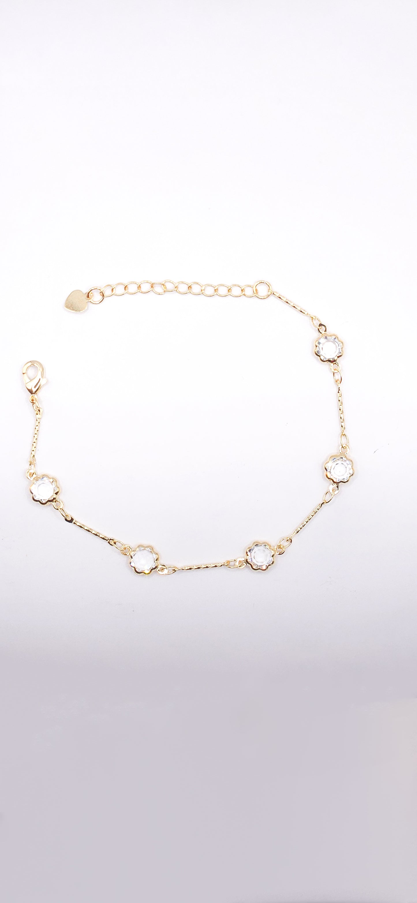 Pulseira Flor Cristalina