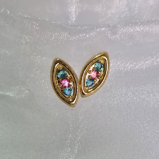 Brinco Olho De Sáfira Strass
