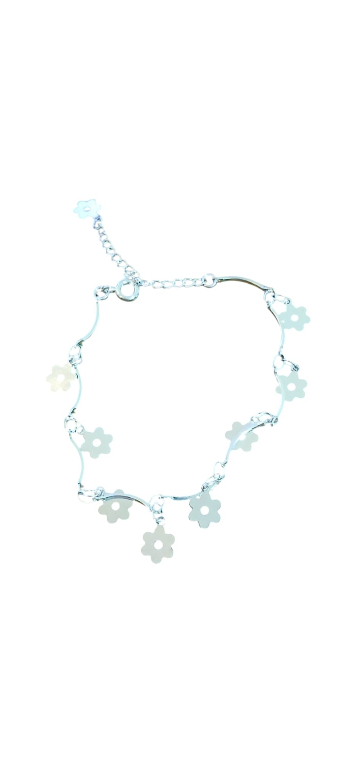 Pulseira Camélia Prateada
