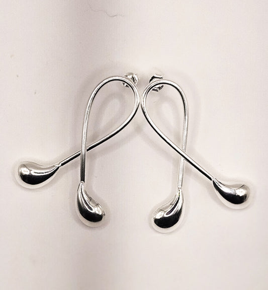 Brinco Anatômico Gota Prata