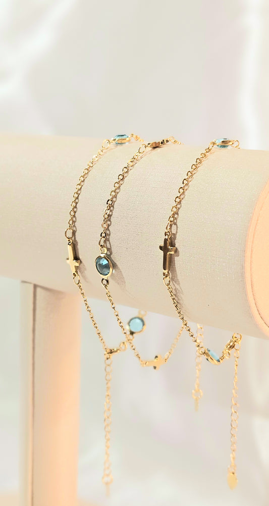 Pulseira Cruz Celestial