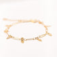 Pulseira Folhas Douradas