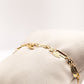 Pulseira Folhas Douradas