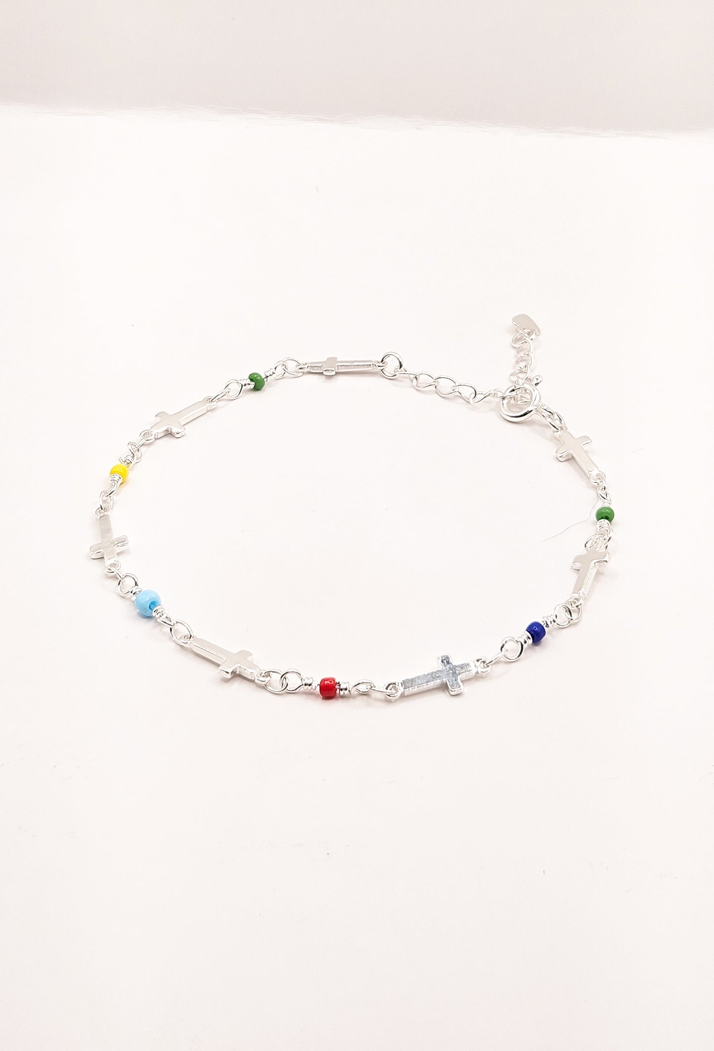Pulseira Graça Colorida Prata
