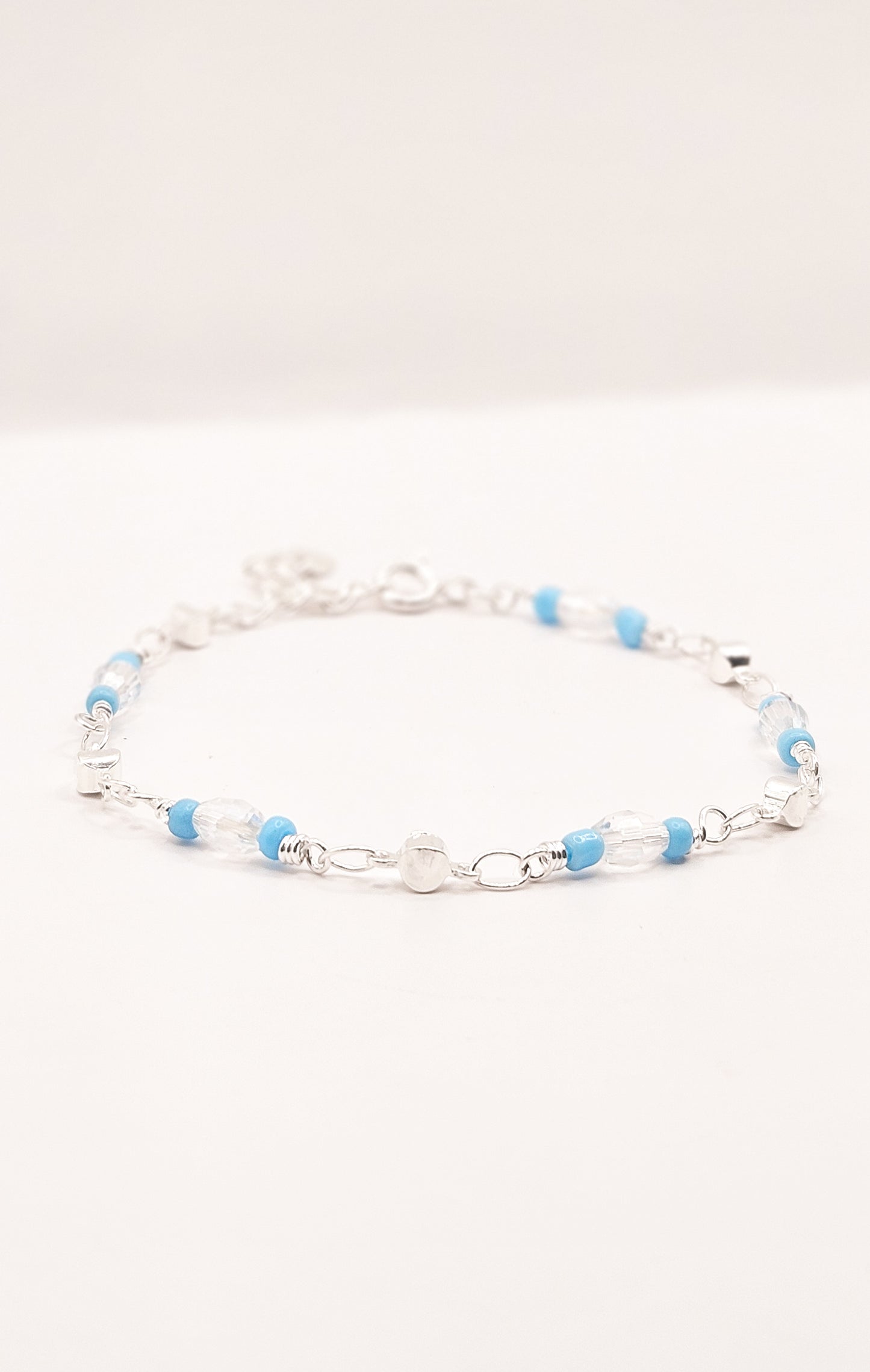 Pulseira Brilho no Oceano Prata