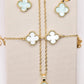 Conjunto Ouro Floral