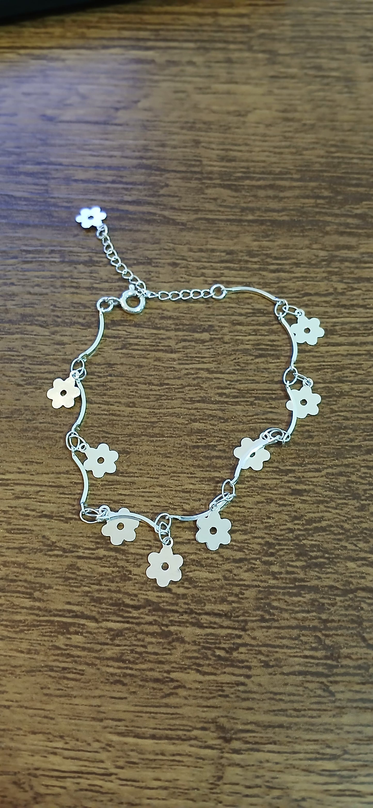 Pulseira Camélia Prateada