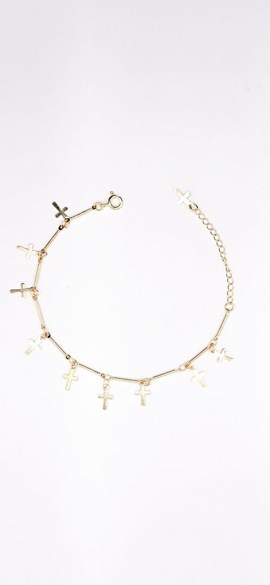 Pulseira em Cruz