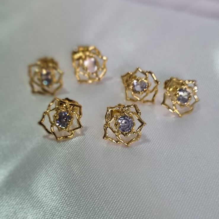 Brinco Pétala de Cristal