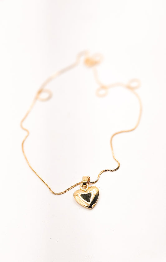 Colar Coração Dourado