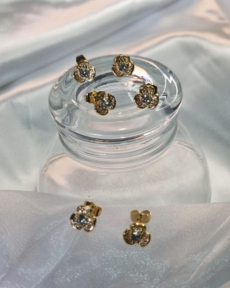 Brinco Cristal de Pétalas