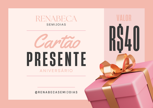 Cartão Presente Aniversário