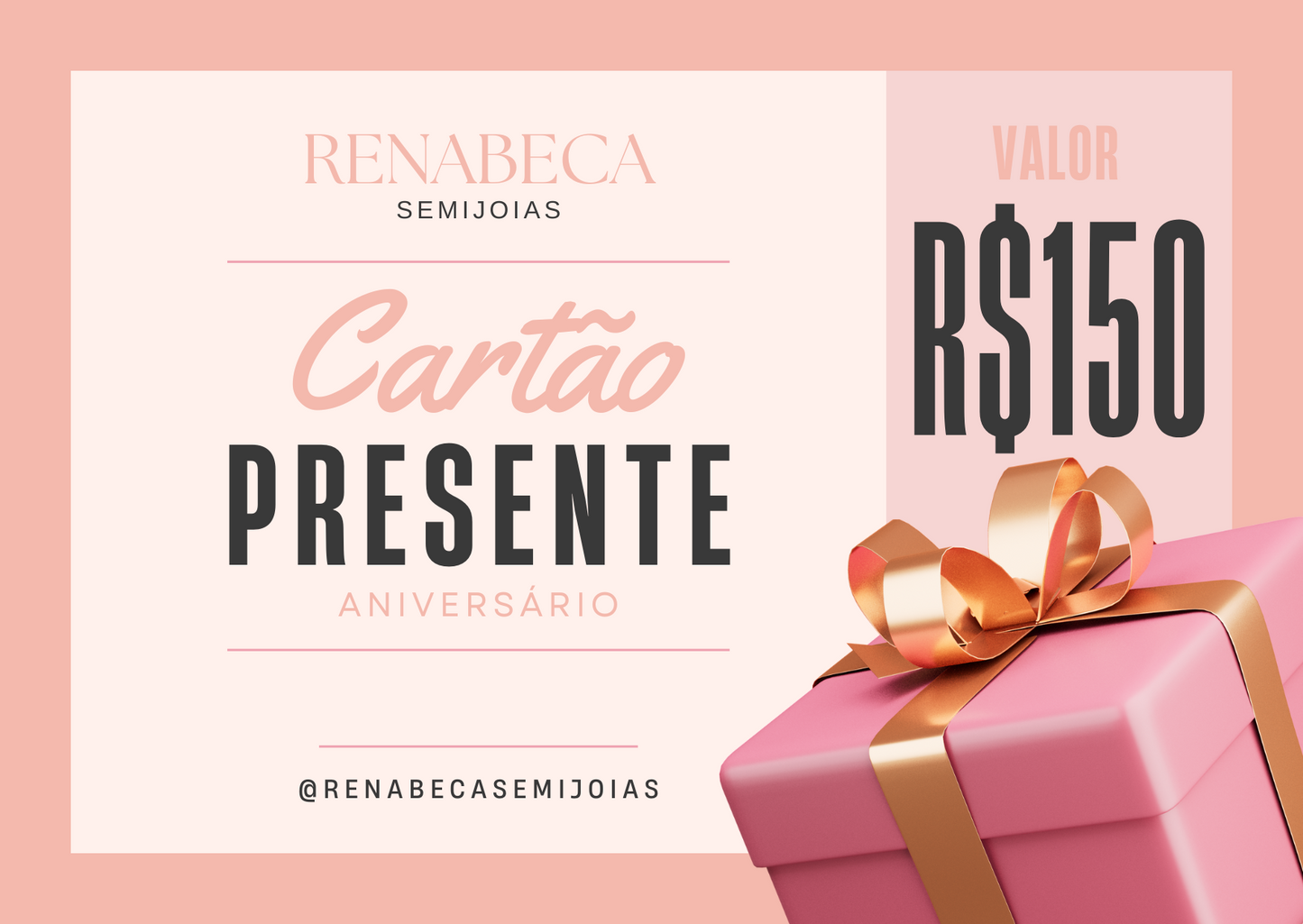 Cartão Presente Aniversário