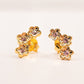 Brinco Trio Floral