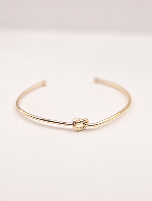 Bracelete Nó  Dourado