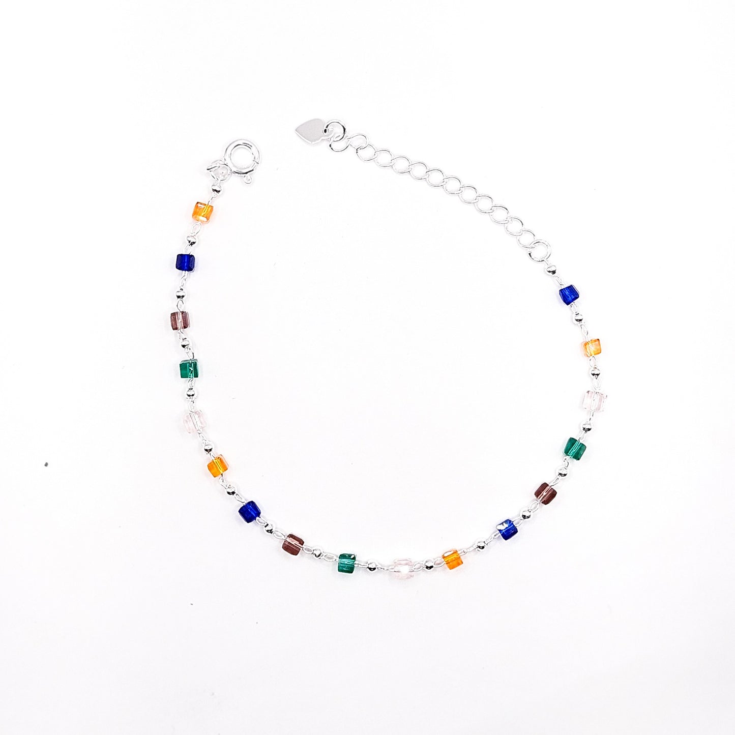 Pulseira  Elo Das Cores  (Cor Prata)