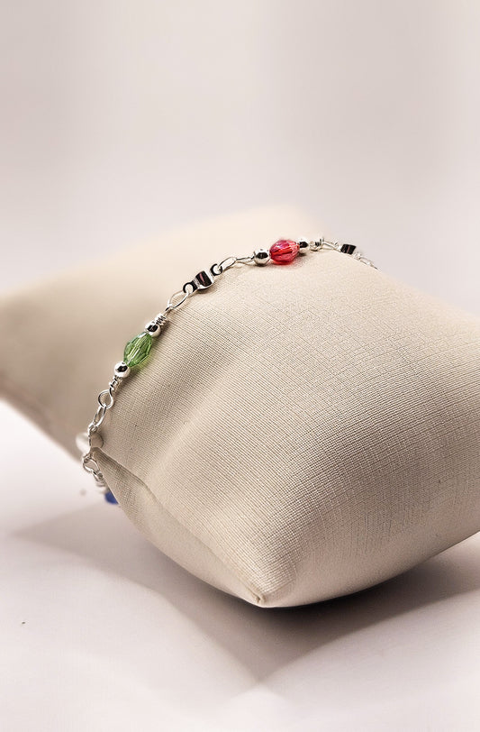 Pulseira Cores Prata