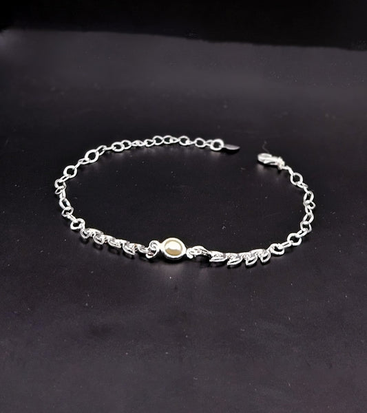 Pulseira Louro Perolado PRATA