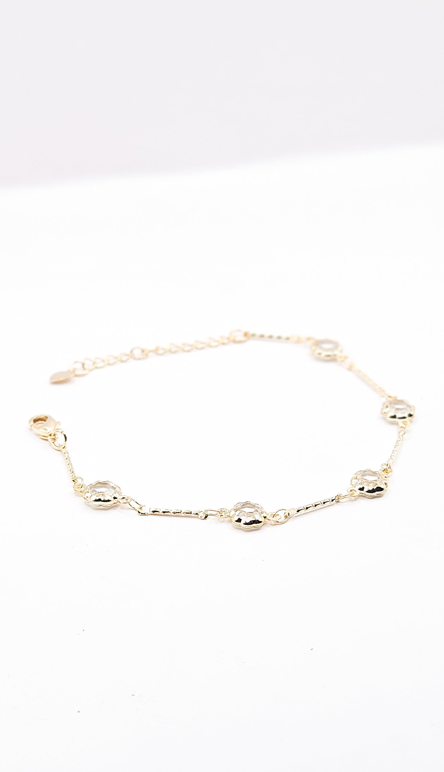 Pulseira Flor Cristalina
