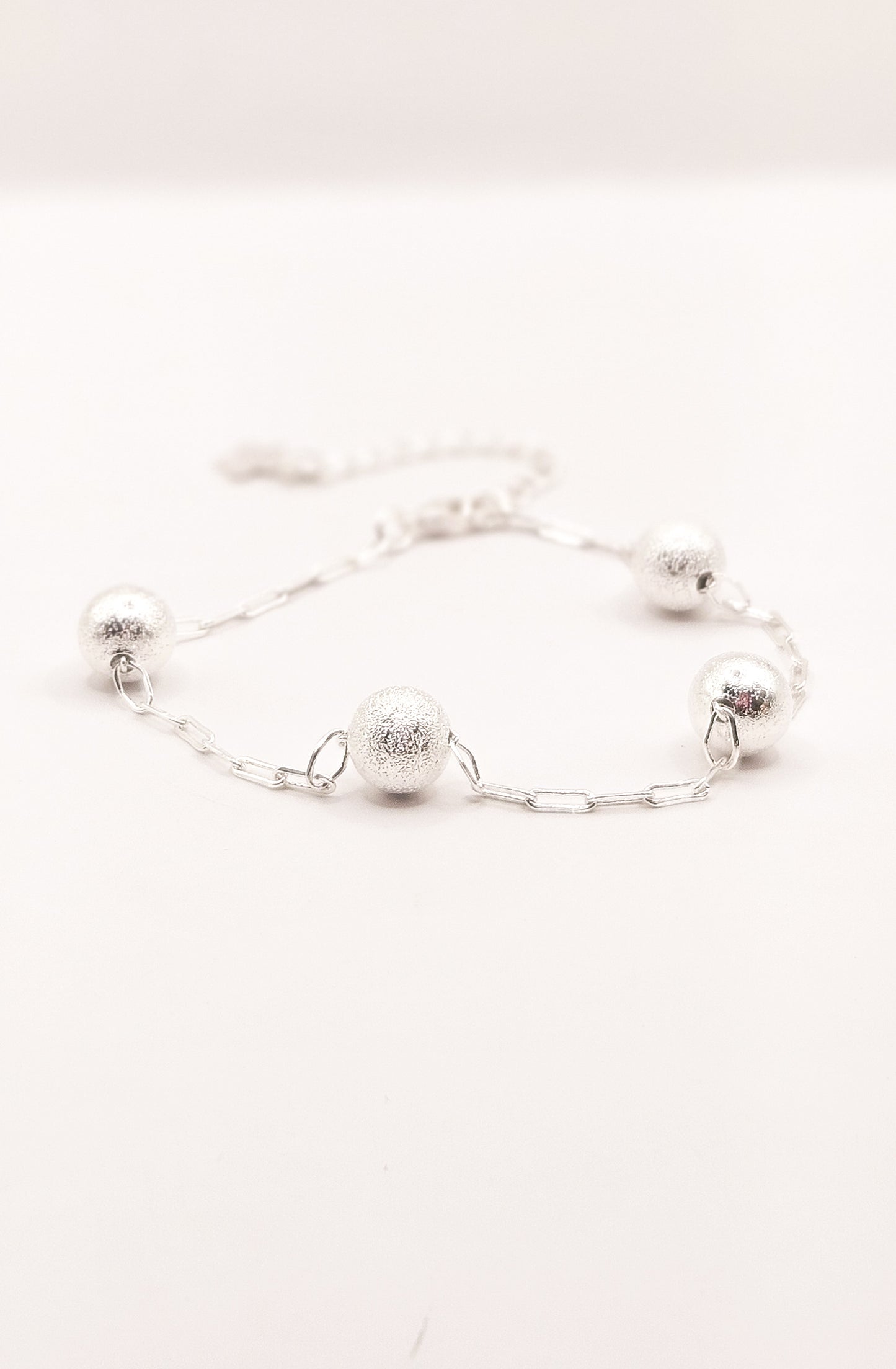 Pulseira Esfera Radiante Prata