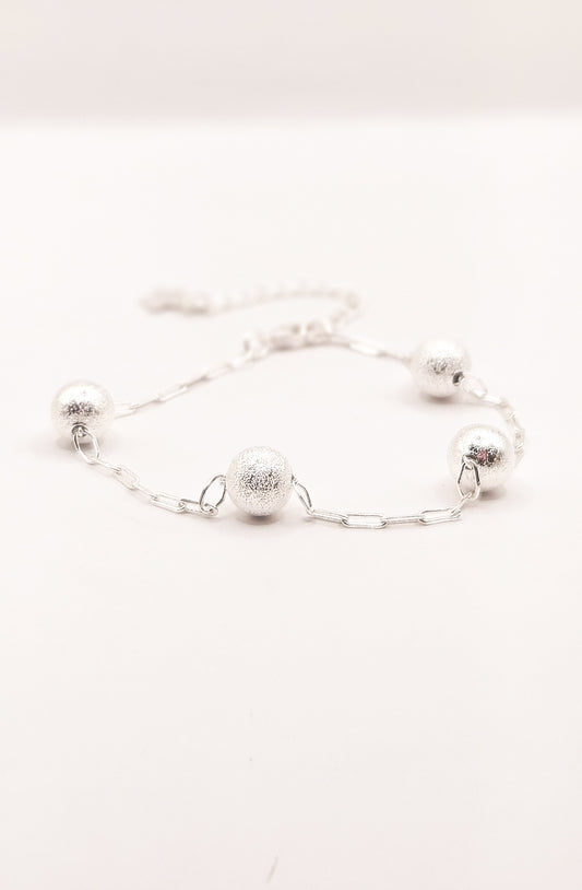Pulseira Esfera Radiante Prata